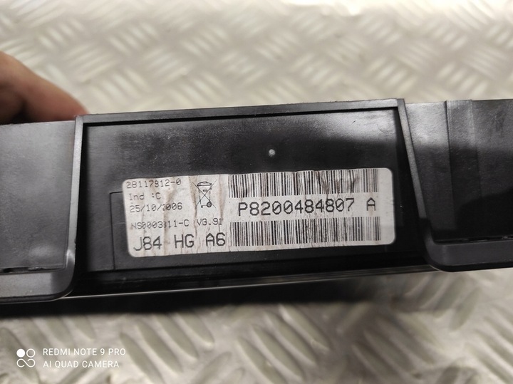 фото №8, Спідометр  прилади європа renault scenic ii рестайлінг