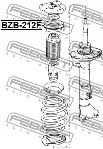 фото №13, Подшипник опоры передней амортизатора mercedes benz e-class 212 4
