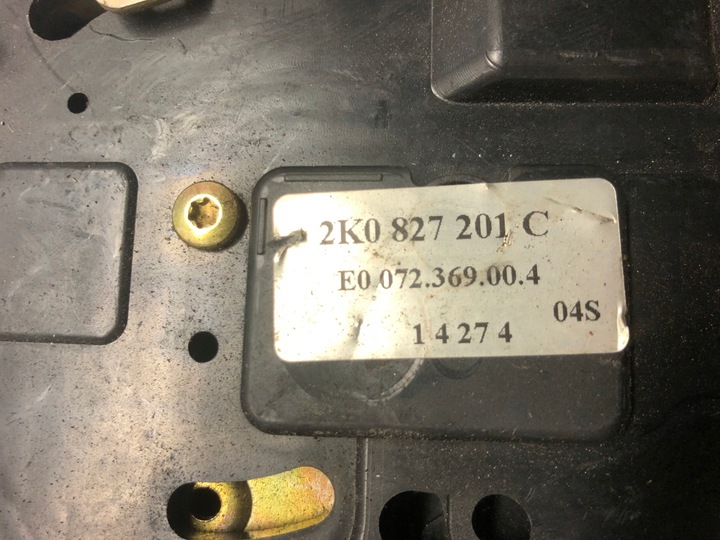 фото №3, Замок дверь 2k0827201c задние vag