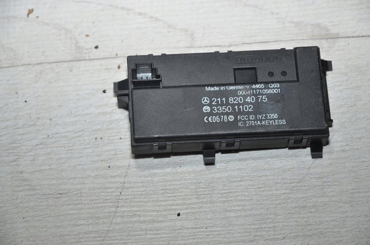 фото №1, Модуль keylessgo mercedes cls w219