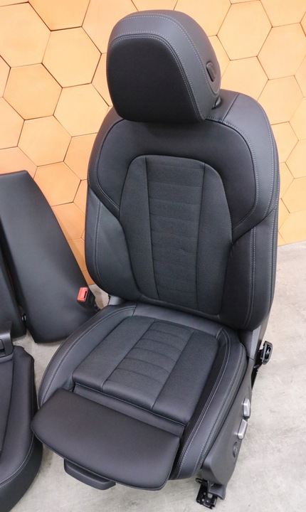 фото №13, Bmw x4 g02 lci салон сидіння диван тунель обшивки sport вентиляція нагрівання