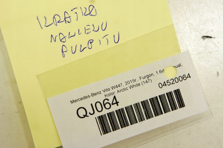 фото №8, Qj064 mercedes vito w447 решётка воздуховод панели a4478300054