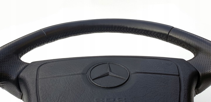 фото №13, Mercedes w210 кермо шкіряний шкіра sport подушка безпеки подушка akcesoryjna