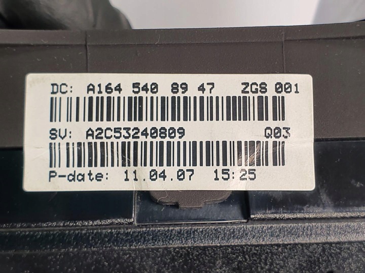 фото №10, Спідометр  obrotomierz mercedes ml w164 a1645408947 європа