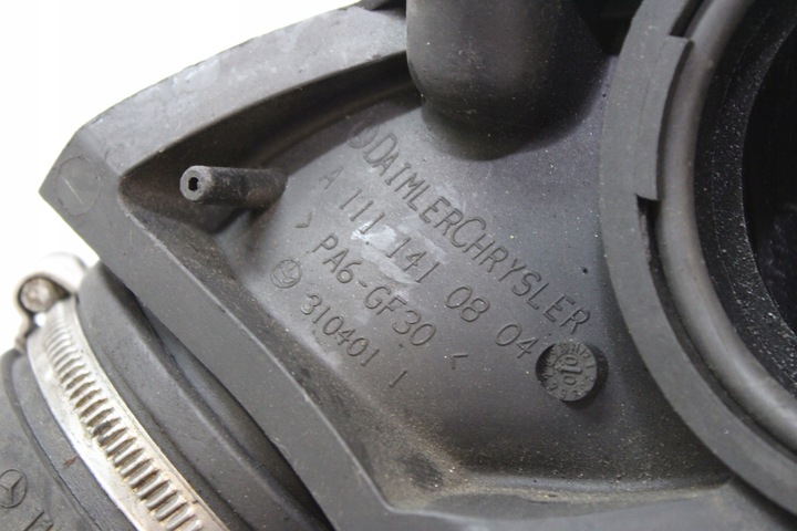 фото №5, Mercedes w203 2.0 труба впуск воздуха a1111410804 воздуховод резиновая накладка