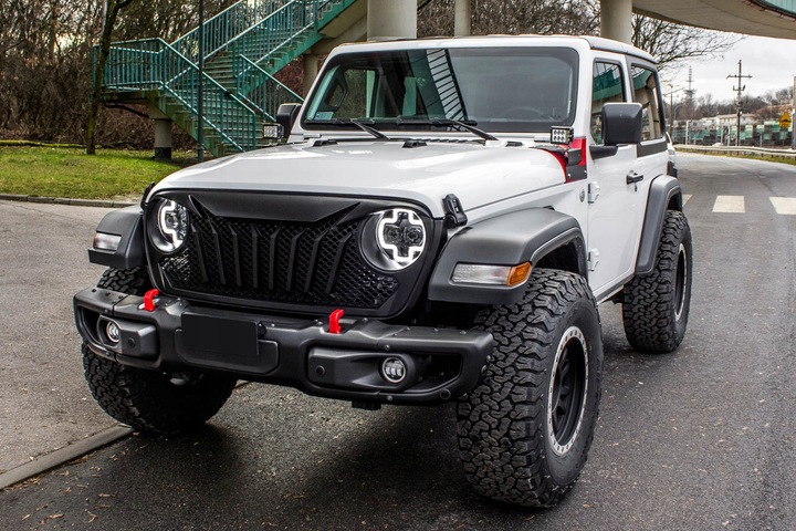 фото №14, Jeep wrangler jl 2018+ решётка радиатора inferno