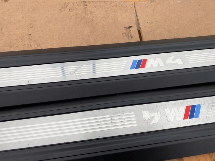 фото №7, Планки декоративный пороговые bmw m4 f82 комплект