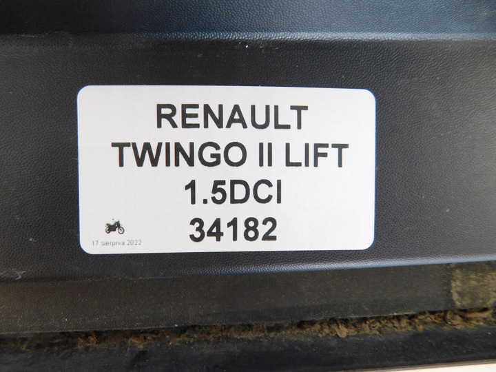 фото №5, Renault twingo ii рестайлинг 1,5 панель под лобовым стеклом