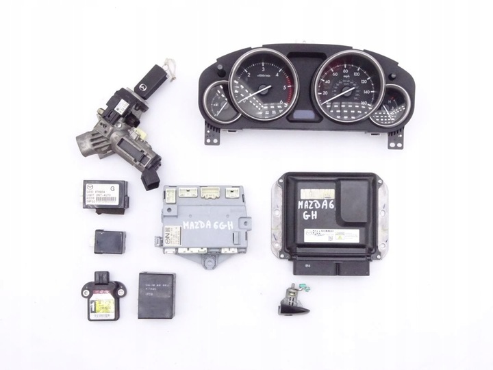 фото №1, Mazda 6 ii gh 2.2 mzr-cd комп'ютер двигуна набір стартовий r2aa18881m