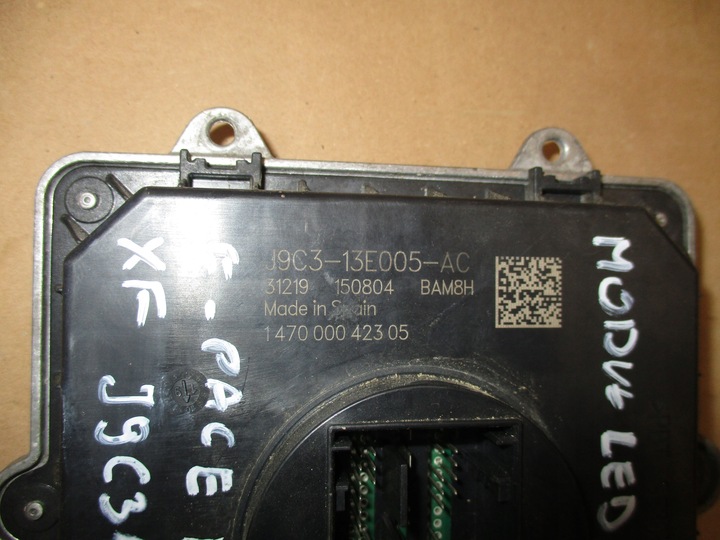 фото №3, Модуль перетворювач led jaguar e-pace i-pace, xe,xf j9c313e005ac