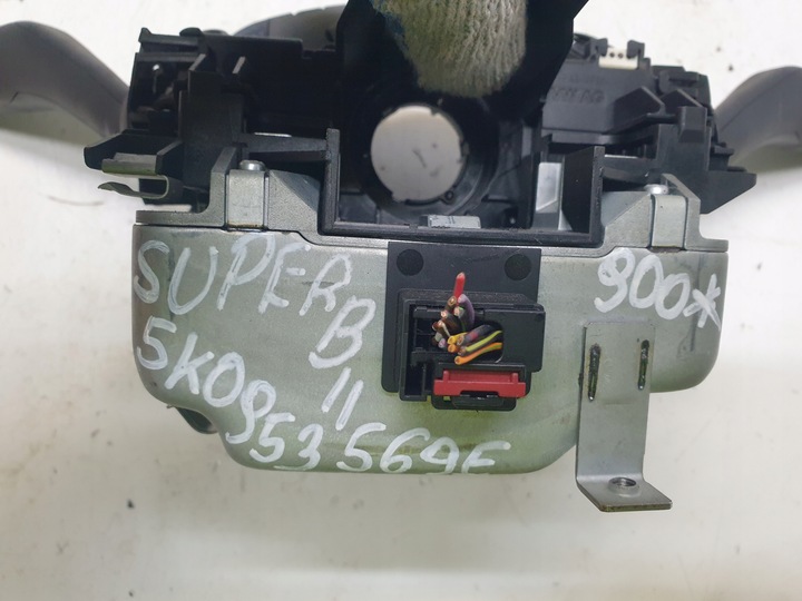 фото №9, Перемикач комбінований підкермові важелі skoda superb ii 5k0953569e