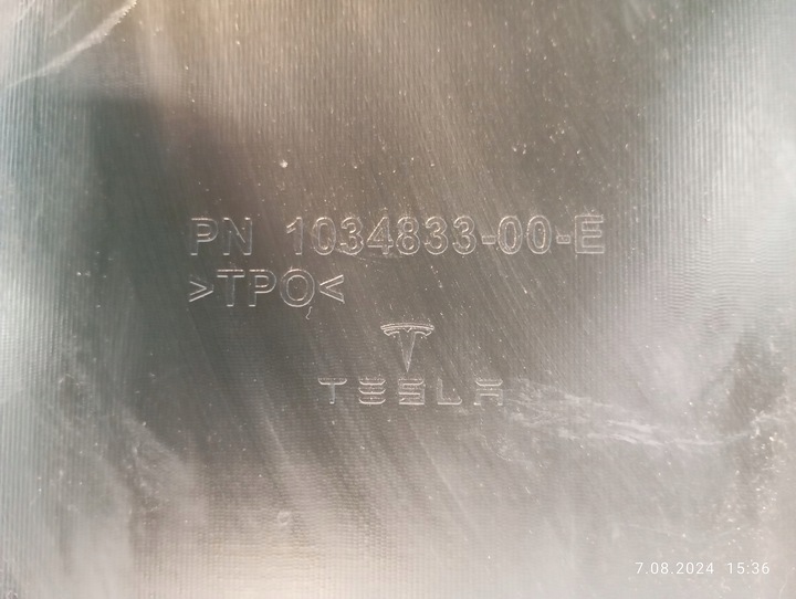 фото №14, Спойлер захист накладка бампера перед tesla модель x 15r- 1034833-00