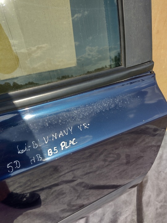 фото №8, Двері праві зад fiat stilo 5d hb k:blu navy vr