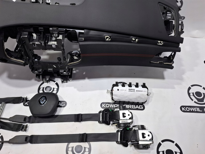 фото №7, Renault talisman head up красная nić панель консоль подушка безопасности ремни оригинал