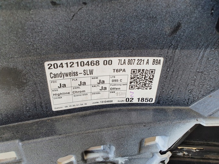 фото №6, Vw t6 рестайлинг бампер перед 7la807221 b оригинал