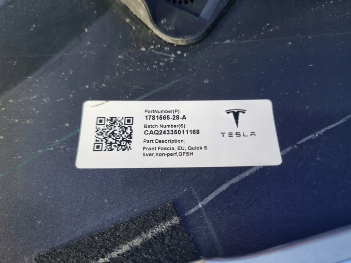 фото №9, Tesla модель 3 23- бампер перед передний оригинал 1781565-28-a