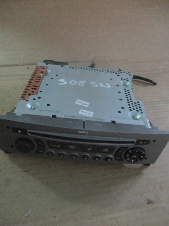 фото №3, Радио радиопроигрыватель mp3 peugeot 308 t7