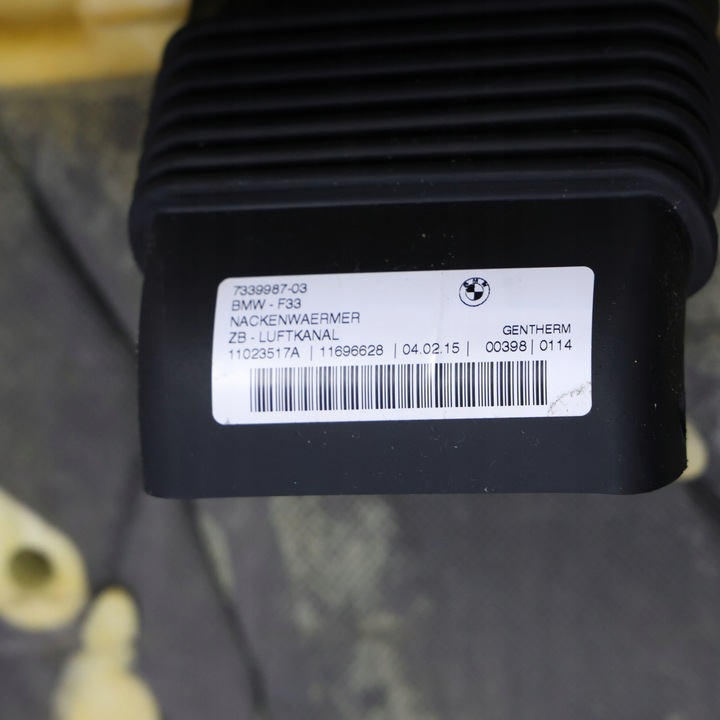 фото №14, Bmw f83 m4 спинка сидіння праві перед нагрівання шкіра merino помаранчева