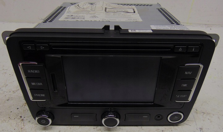 фото №1, Радио cd навигация skoda octavia 2 ii рестайлинг европа