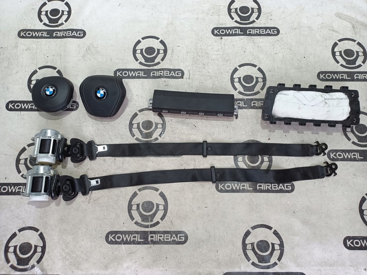 фото №10, Bmw 5 g30 g31 панель консоль кожа chropowata head up подушка безопасности подушки ремни