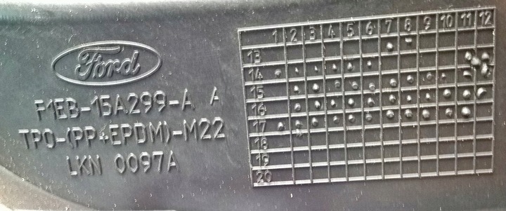 фото №8, Ford focus mk3 рестайлінг 14-17 решітка бампера ліва оригінальний номер