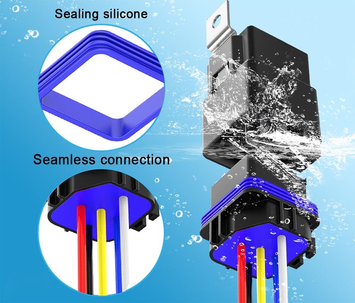фото №7, Джгут реле основа герметична гніздо 5 pin 24v 40a