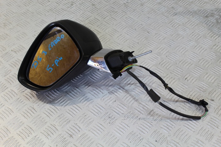 фото №1, Зеркало левая 5 контактов citroen ds3 cabrio