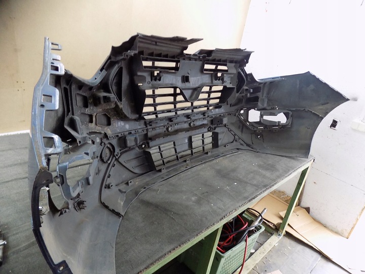 фото №12, Бампер перед ford transit custom jk21 рестайлинг хороший jk21-r17757 решётка радиатора хром