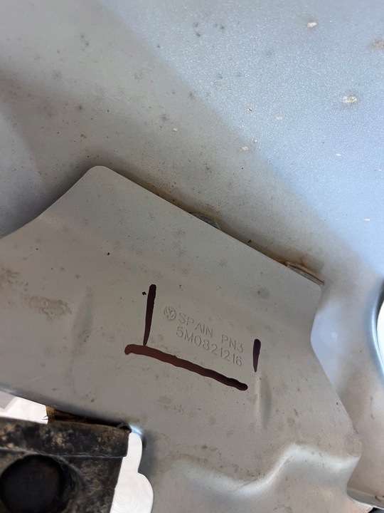 фото №10, Volkswagen vw golf plus 5m0821216 крыло переднее перед правый