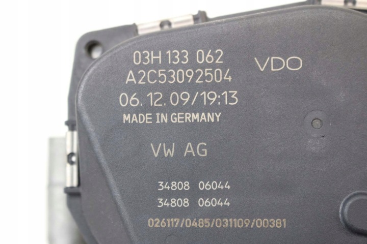 фото №6, Vw audi дроссельная заслонка 03h133062 03h 133 062 03h133062b 03h133062d 03h133062