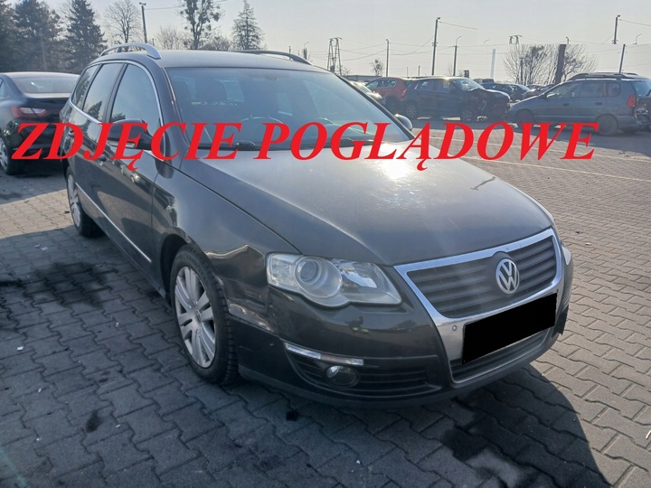 фото №13, Бампер переднее перед комплектный pdc решётка радиатора vw passat b6 05- лак: lc8z