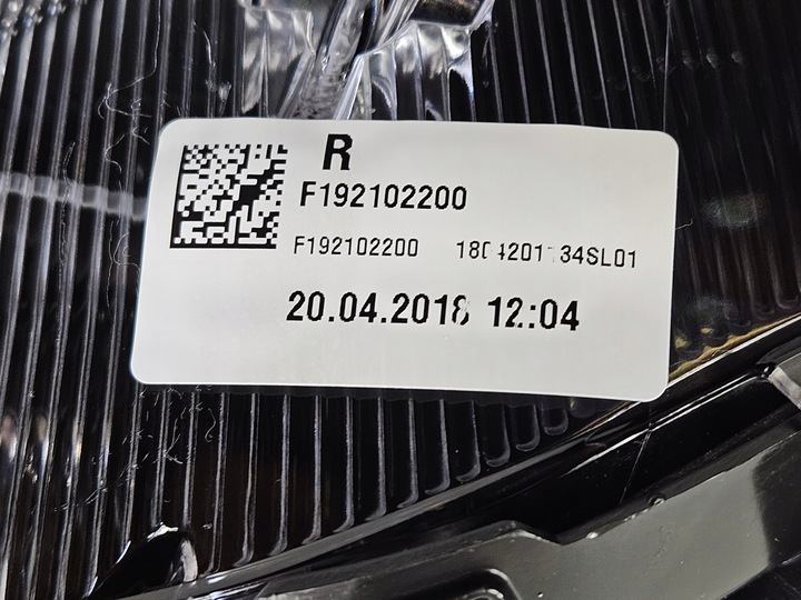 фото №13, Права лампа перед kia sportage iv 4 2015-2018 led f192102200 f1921-02200