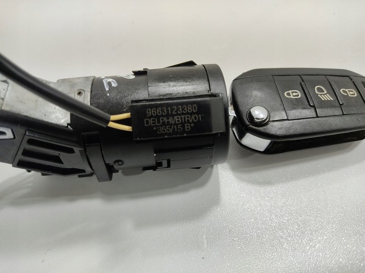 фото №7, Замок зажигания ключ pilot peugeot 208 i 9663123380 2012-2019 европа