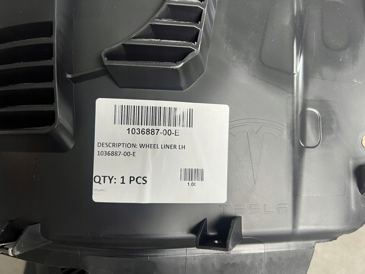фото №5, Tesla s 14-16 awd ap подкрылок левая передние 1036887-00-e 1036887-00-c