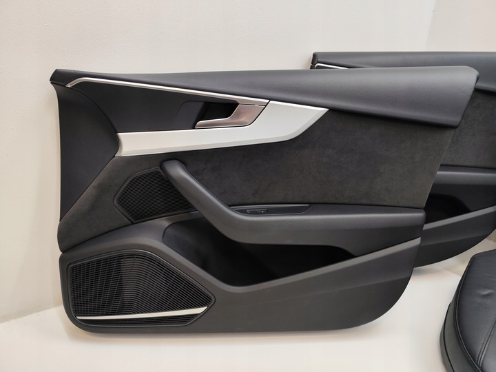 фото №11, Audi a4 b9 sedan сидіння диван обшивки тунель шкіра алькантара