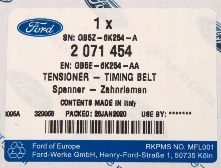 фото №13, Натягувач ланцюга ford 1,8 2,0 2,3 2,5 оригінал oem номер