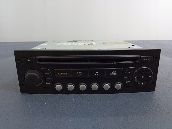 фото №1, Citroen c4 i радио cd заводские oem 9647521077