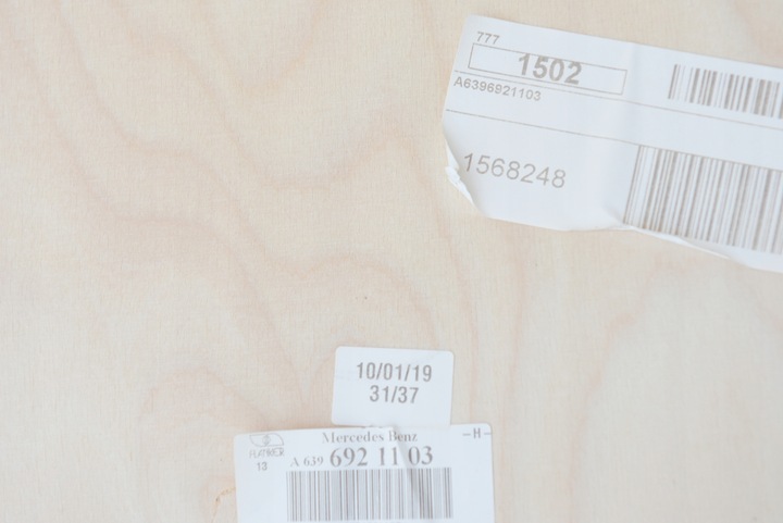 фото №7, Mercedes vito w447 обивка плита надстройка sklejkowa кузов org. средний