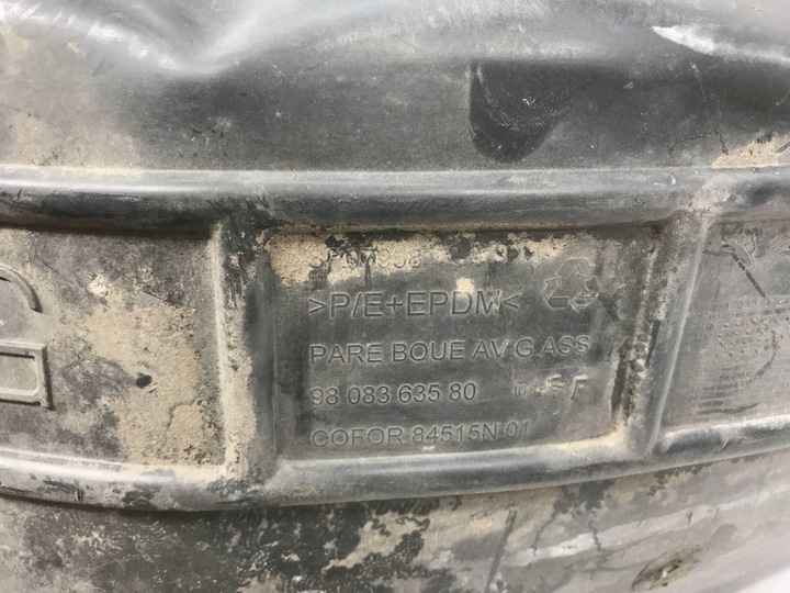 фото №10, Citroen jumpy iii expert proace підкрилок лівий перед оригінал 9808363580