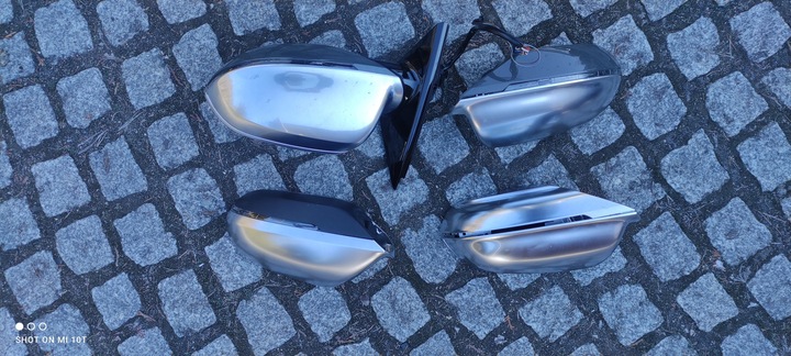 фото №12, Audi a5 s5 8t рестайлинг зеркало хром сатин 14 pin s4 b8 ew. sq5 sq7 s8 i рестайлинг