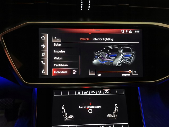 фото №1, Audi a6 c8 цветные освещение фоновый