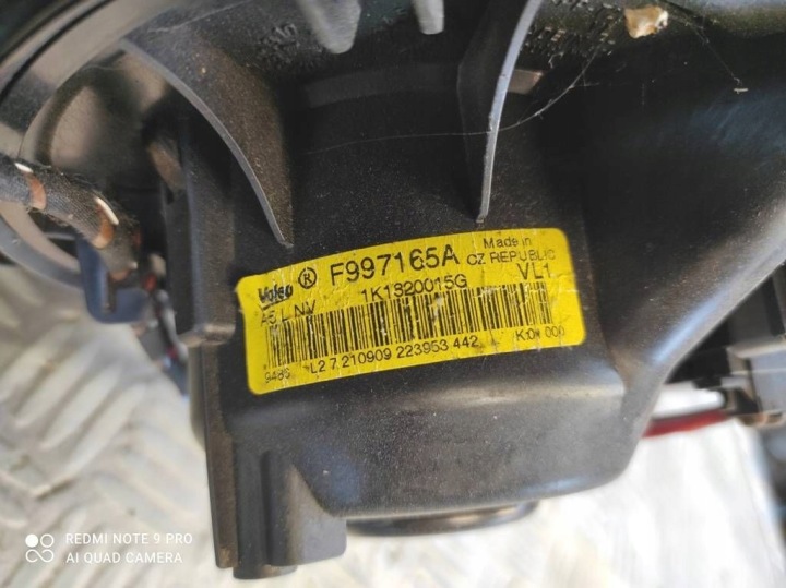 фото №7, Volkswagen golf vi 6 подача воздуха отопитель европа 1k1820308b 1k1820015g