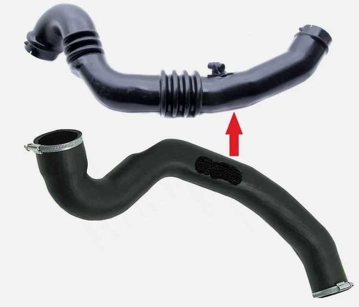 фото №1, Шланг шланг turbo интеркулер ford c-max focus c-max volvo c30 c70 s40 v50