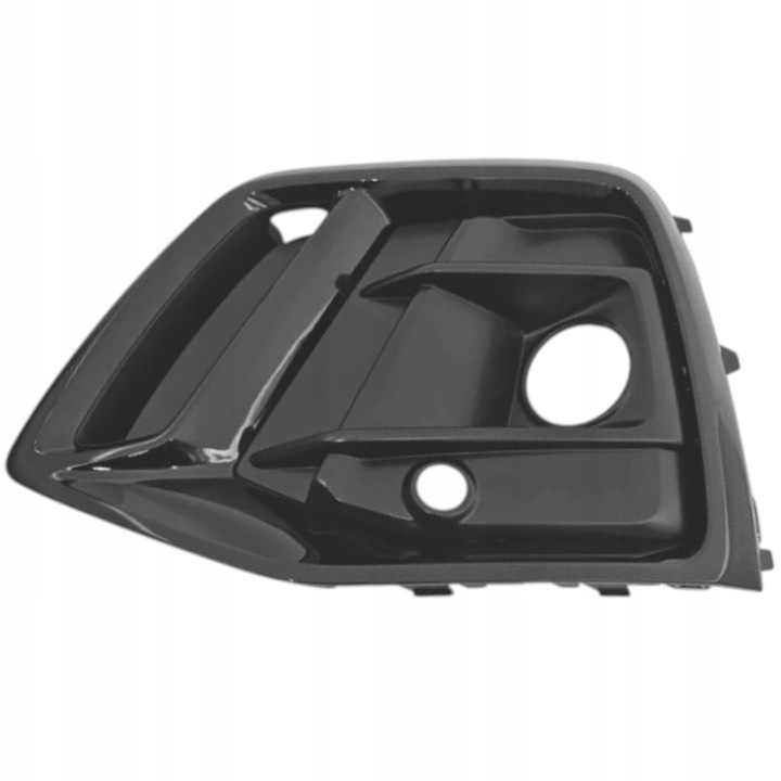 фото №3, Audi q5 рестайлінг fy 2020- решітка бампера ліва матовий засіб чорний заглушка l