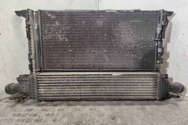 фото №13, Комплект радіатор audi a4 8k2, b8 8k0959501g 2.0l дизель 100kw 2012