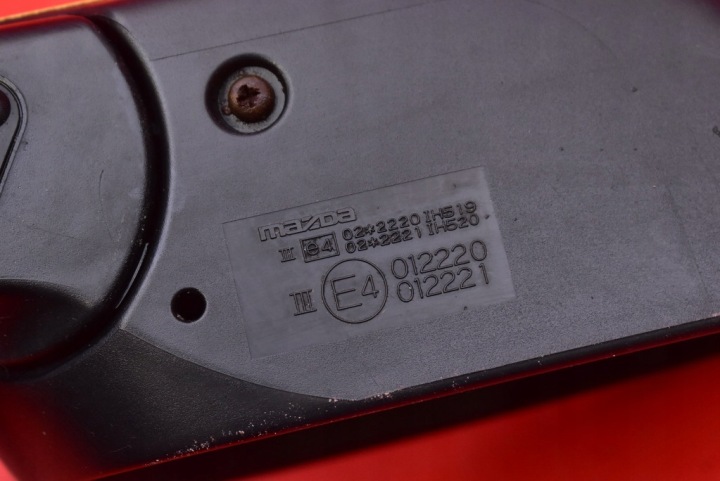 фото №10, Дзеркало ліве жовті eu 012221 mazda 3 1 i bk 03-06 5 pin