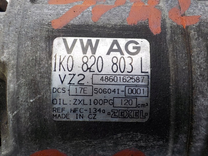 фото №6, Golf v audi a3 8p 2.0 fsi blr blx компрессор 1k0820803l