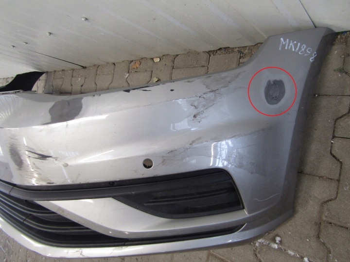 фото №7, Бампер перед передній vw golf 7 vii рестайлінг 5g0 16-