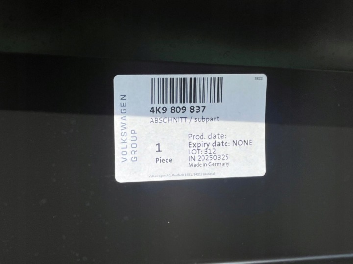 фото №6, Крило ліве зад audi a6 c8 універсал 4k9 4k9809837 oem номер гарний біржа познань