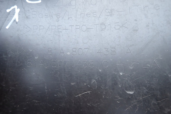 фото №13, Бампер переднє перед праві кутник audi q2 81a 81a807438a oem